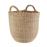 Woven Seagrass Storage Basket with Handles