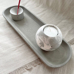 Concrete Oblong Tray