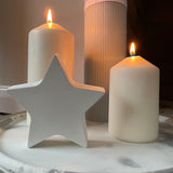 Concrete Star Freestanding Ornament