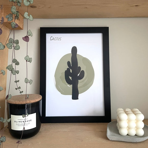 Cactus A4 Print