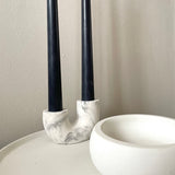 U Shaped Concrete Candlestick Holder