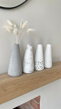 scandi tall concrete bud vases