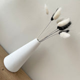 Monochrome bunny tail bouquet